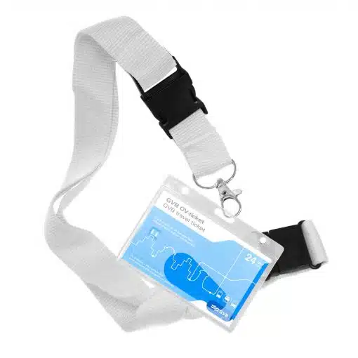 Keycord Breed Wit OP=OP