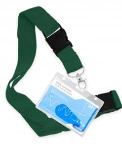 Keycord Breed Donkergroen OP=OP