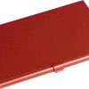 Aluminium kaarthouder rood