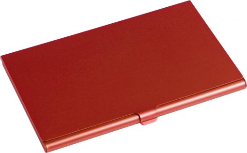 Aluminium kaarthouder rood