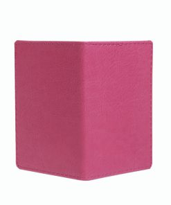 Mapje voor pasjes roze buitenzijde