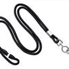 Keycord smal Breakaway Zwart