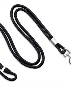 Keycord smal Breakaway Zwart