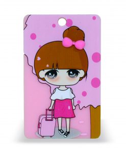 OV-hanger figuur Meisje roze-9083