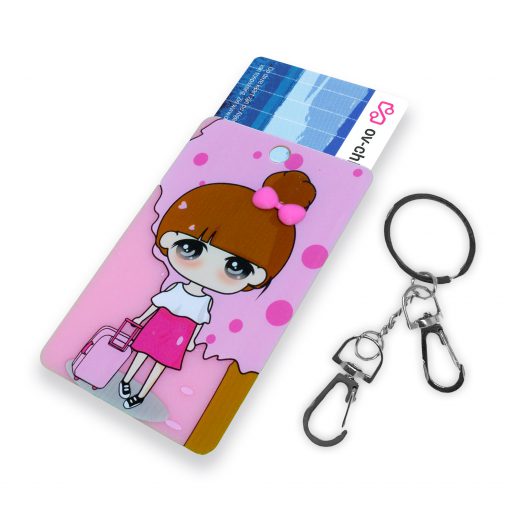 OV-hanger figuur Girl Roze