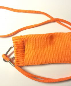 Lanyard met kaart of telefoonsok oranje-509