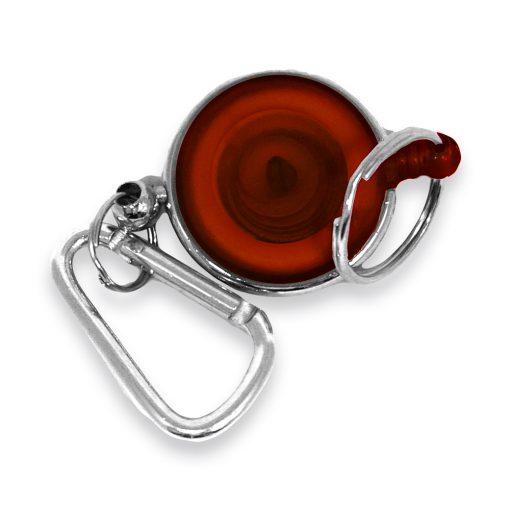 Badgehouder jojo met haak en ring (2 kleuren)-9491