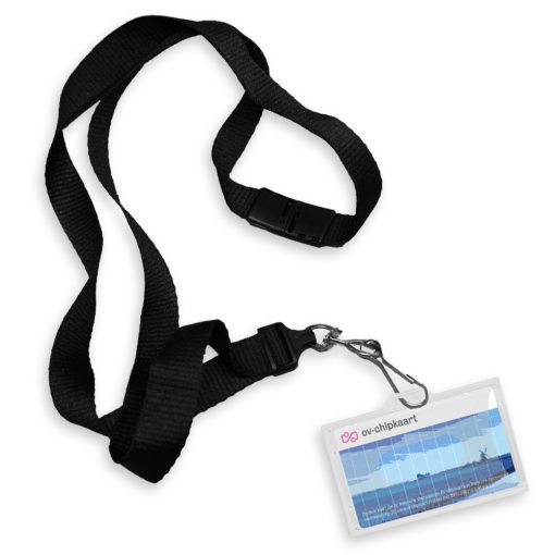Keycord met Breakaway Zwart -15mm
