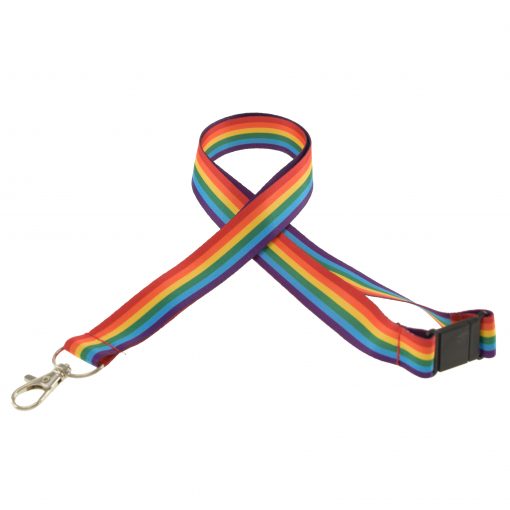 Keycord met Breakaway Regenboog -20mm - Afbeelding 2