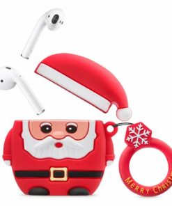 Xccess Shockproof Silicone Case with Hook for Apple Airpods Kerstman